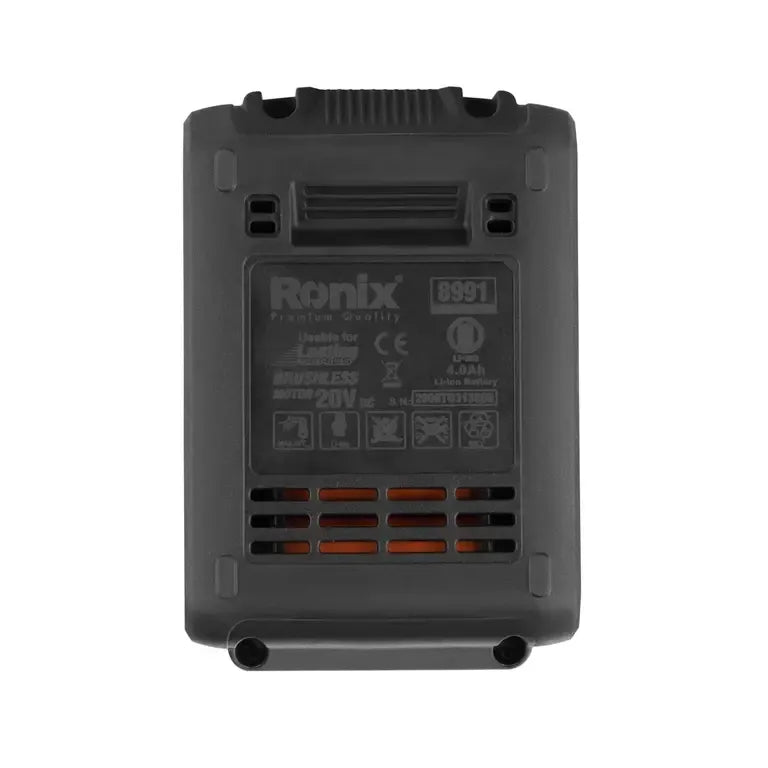 20V / 4 Ah, lithium battery, RONIX 8991