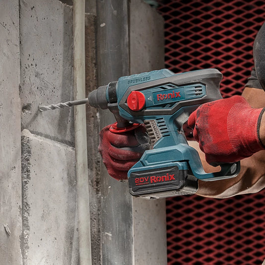 Cordless, rotary hammer, brushless series, no battery, RONIX 8910