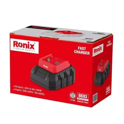 22V, 4A, fast charger, RONIX 8693