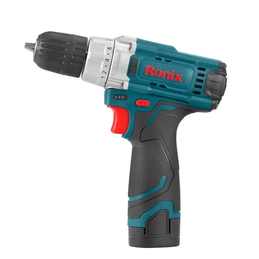 12V cordless, drill driver 10mm-26N.m, RONIX 8613