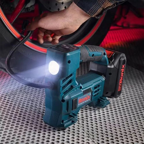 20V, cordless mini compressor, RONIX 8605