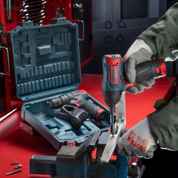 2Ah, 12V, cordless, impact drill, screwdriver kit, RONIX 8105K
