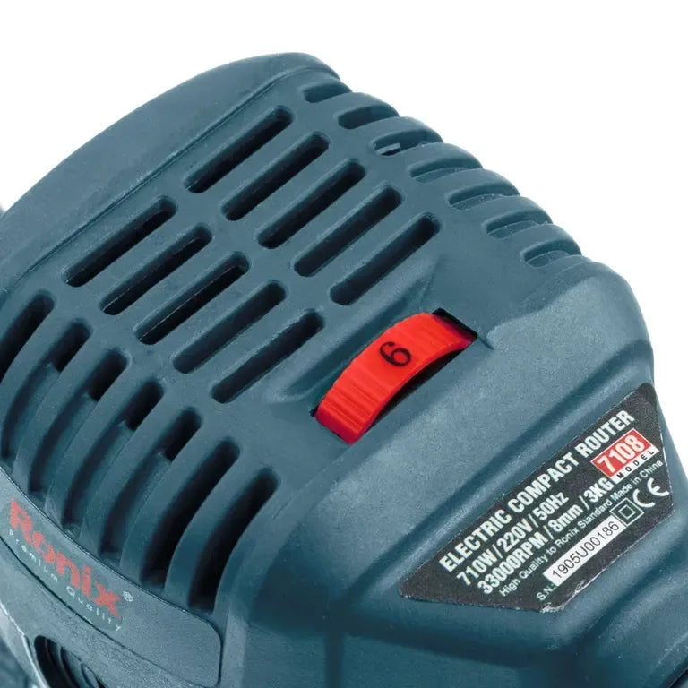 710W, dual electric router, RONIX 7108