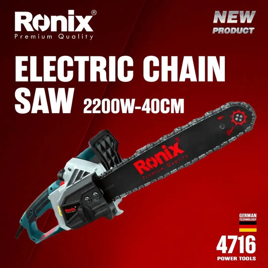 2200W-3750 RPM, electric chain saw, RONIX 4716