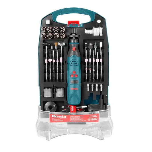 3.6V, cordless, rotary tool kit, carrying case, RONIX 3420