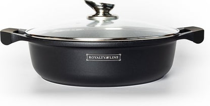 Royalty Line BR28ML Shallow Casserole Pot – 28cm Cast Aluminium