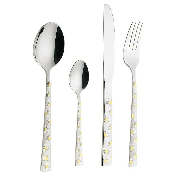 Royalty Line 84-Piece Stainless Steel Cutlery Set – Polished Finish
