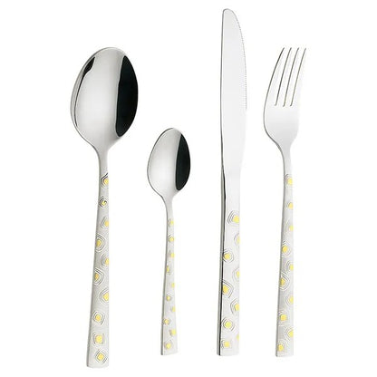 Royalty Line 84-Piece Stainless Steel Cutlery Set – Polished Finish