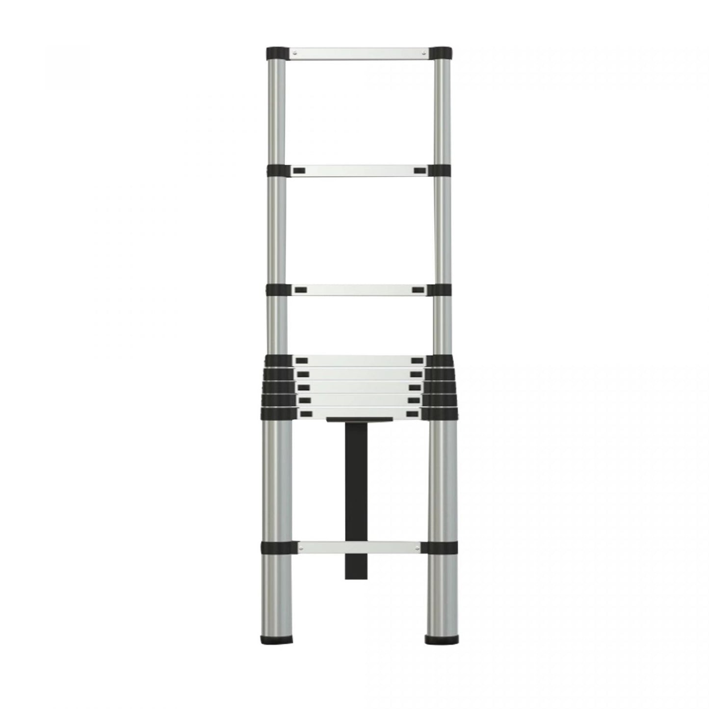 Aluminum Telescopic Ladder with Anti Slip Footing - 2.6M
