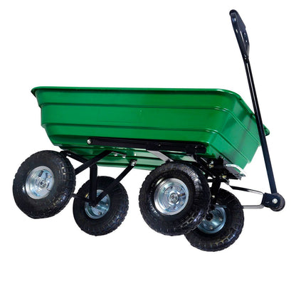 75L Wheel Barrow Dump Cart