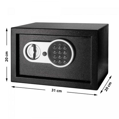 Double Bolt Electronic Digital Steel Safe Box - 20x31x20cm