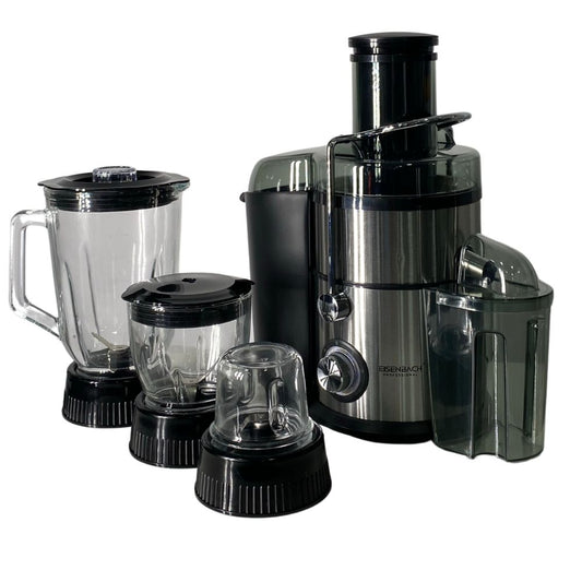 4-in-1 Juicer, Food Processor, Blender, and Grinder -1000W