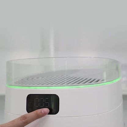 50W, Air Purifier, Wi-Fi, Smart, Digital display, White, ISNATCH