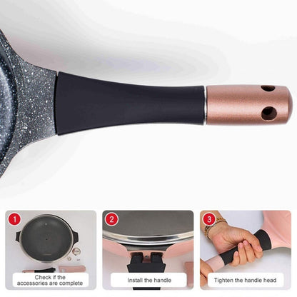 Royalty Line RL-ES1014M 17-Piece Marble Non-Stick Cookware Set