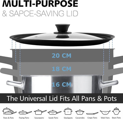 Royalty Line RL-FS2M: 3 Pieces Saucepan Set with Marble Coating Gray