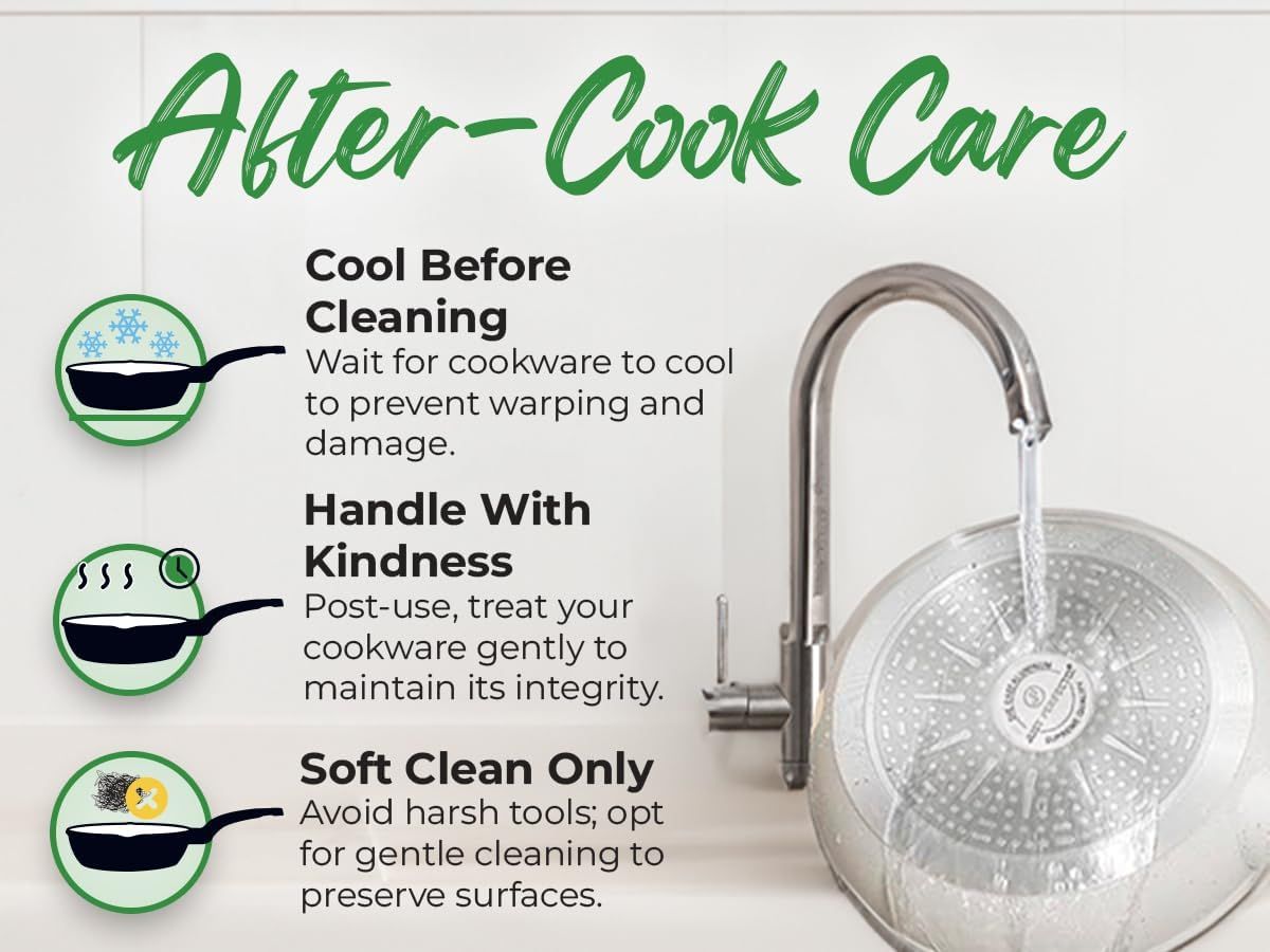 Just Perfecto JL-999: 11 Pieces Granite Cookware Set - Biege