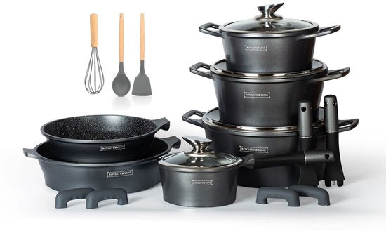 6pc Set Cast Aluminum Cookware