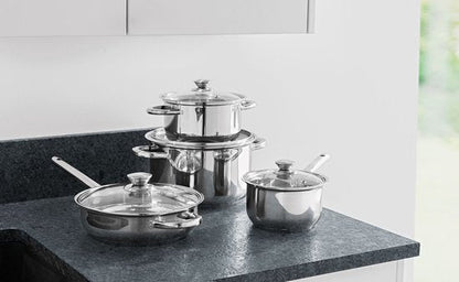 12pcs, cookware set, stainless-steel, Royalty Line