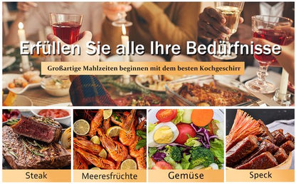 16 pcs, Cookware Set, Marble-coated, Induction-ready, Silver, ROYALTYLINE