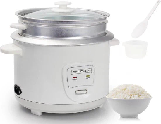 1.8Ltr, 700W, rice cooker, steamer, Royalty Line, RL-RC-18.10D