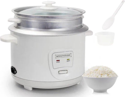1.8Ltr, 700W, rice cooker, steamer, Royalty Line, RL-RC-18.10D