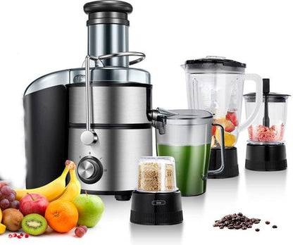 4 in 1 Fruit & Vegetable Juicer - Blender / Chopper / Coffee Grinder