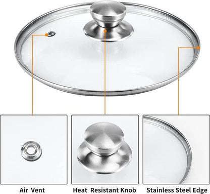 12pcs, cookware set, stainless-steel, Royalty Line