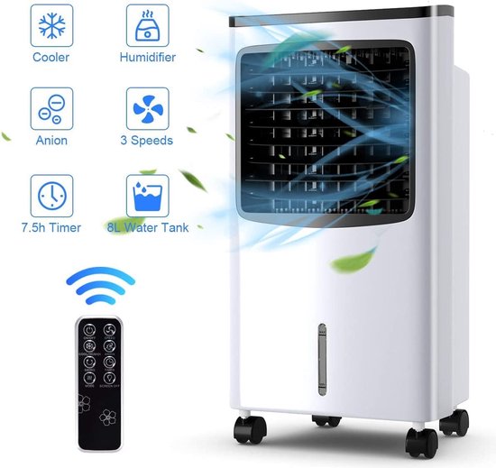 4in1, air cooler, humidifier, fan, air purifier, Royalty Line AC-758774TR