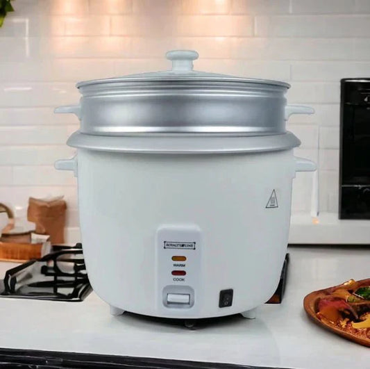 1.8Ltr, 700W, rice cooker, steamer, Royalty Line, RL-RC-18.10D