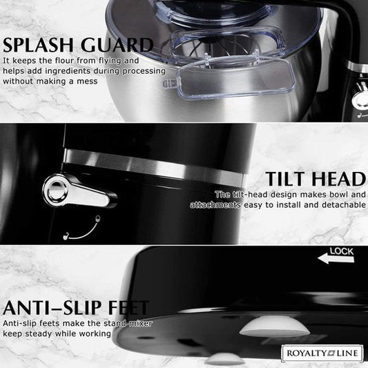 1900W, Multifunctional Mixer, Kitchen Machine, Black