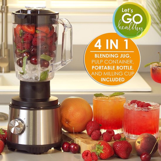 4 in 1 Fruit & Vegetable Juicer - Blender / Chopper / Coffee Grinder