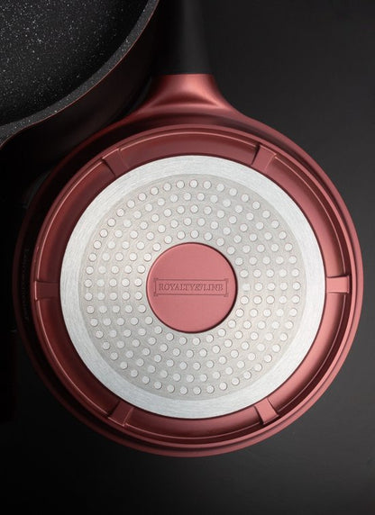 14 pcs, cookware set, Burgundy, Red, Royalty Line