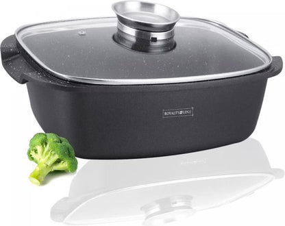 RoyaltyLine ACR34M Roasting Casserole – 34cm, 6.5L