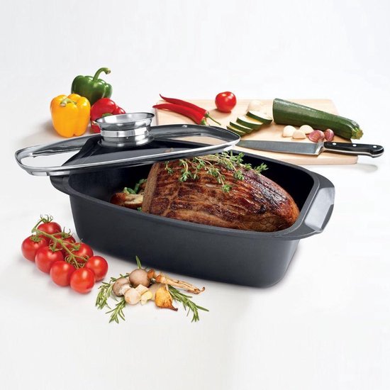 RoyaltyLine ACR34M Roasting Casserole – 34cm, 6.5L