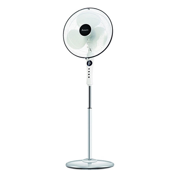 AIRMATE FS4070R 40cm Stand Fan with Remote – 60W, White