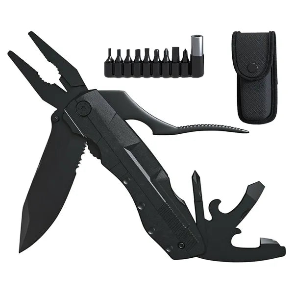 Multipurpose tools, with Case, Black