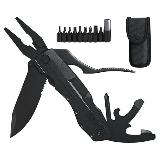 Multipurpose tools, with Case, Black