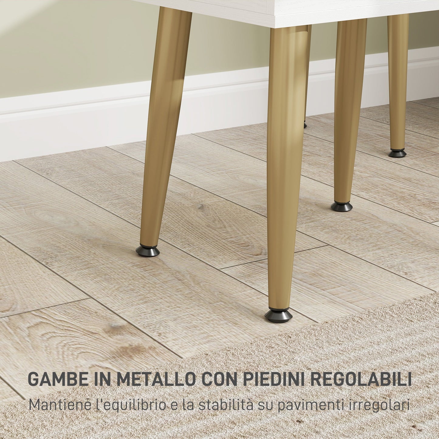 3 Drawer Dressing Table Set with Mirror and Stool, White