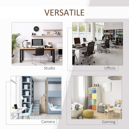Desk Computer with Space Bookshop, Dining Table For Office and Study in Chocolate 120x55x120 cm