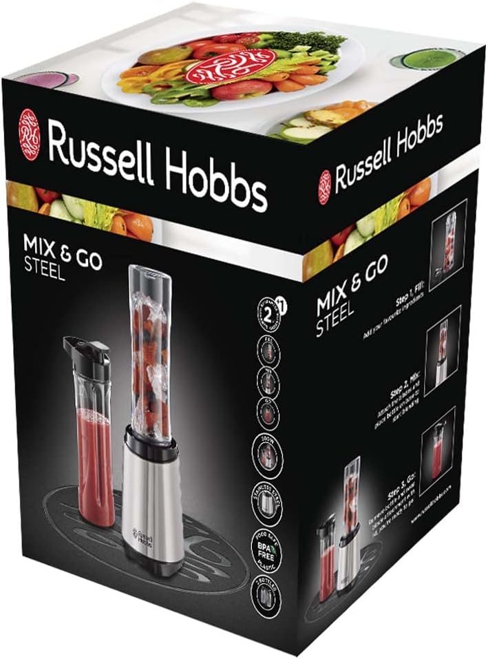 Smoothie Maker, Blender/Stand Mixer, including 2 drinking bottles, 600 ml