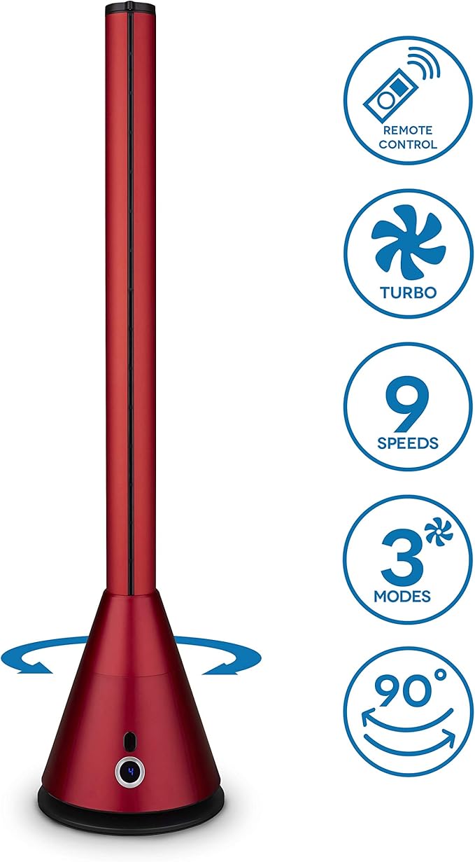 26w, tower fan, red, Argo Oniro tower