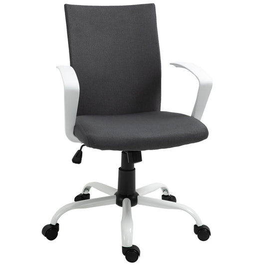 Ergonomic and Swivel Office Chair with Adjustable Height, 61x61x89-99 cm, Dark Grey