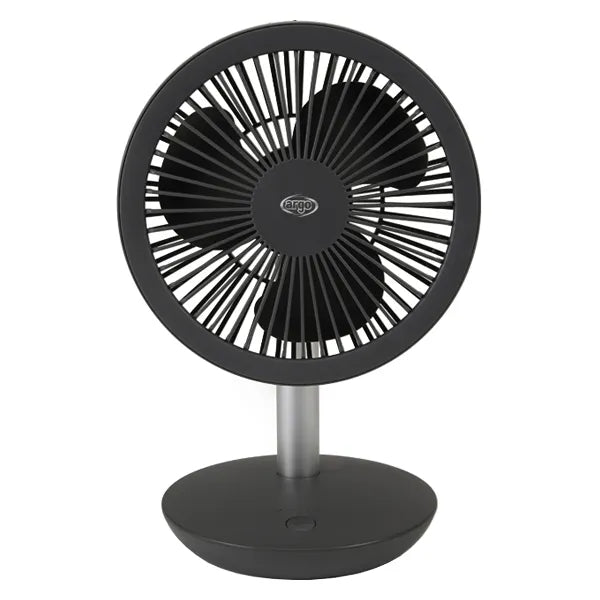 15cm, desk fan, rechargeable, Argo Orfeo Titanium
