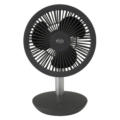 15cm, desk fan, rechargeable, Argo Orfeo Titanium