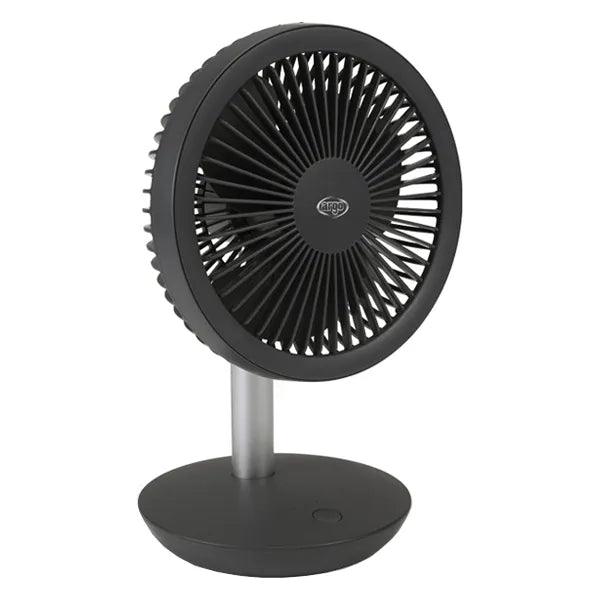 15cm, desk fan, rechargeable, Argo Orfeo Titanium