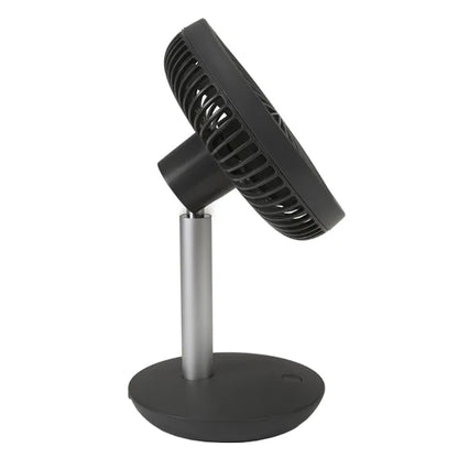 15cm, desk fan, rechargeable, Argo Orfeo Titanium