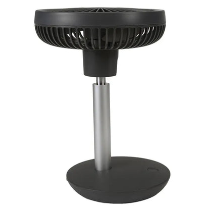 15cm, desk fan, rechargeable, Argo Orfeo Titanium