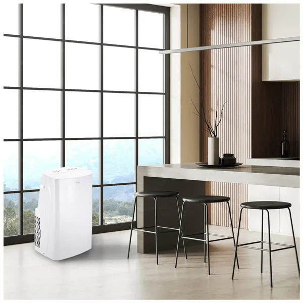 13,000 BTU Portable Air Conditioner, Cooling, Heating, White