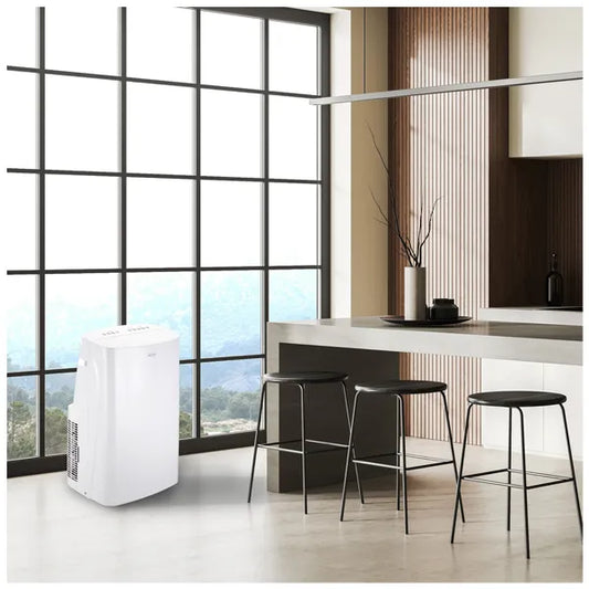 13,000 BTU Portable Air Conditioner, Cooling, Heating, White