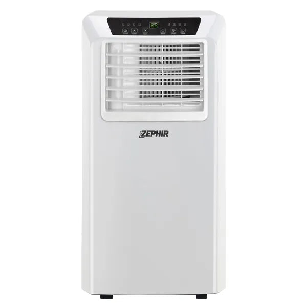 Portable Air Conditioner, 9,000 BTU, Cooling + Heating + Dehumidifier, R290, White – Zephir ZPC9000H